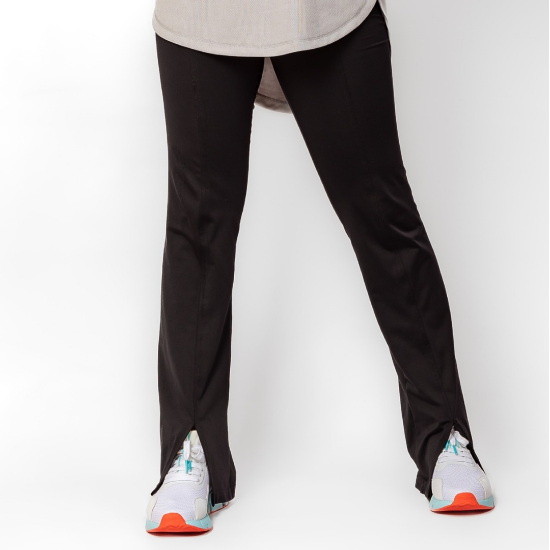 Black Split Pants