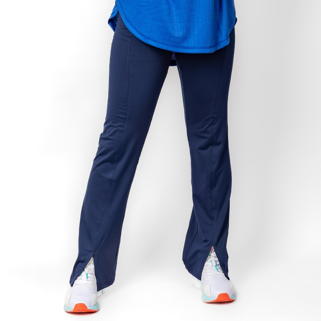 Navy Blue Split Pants