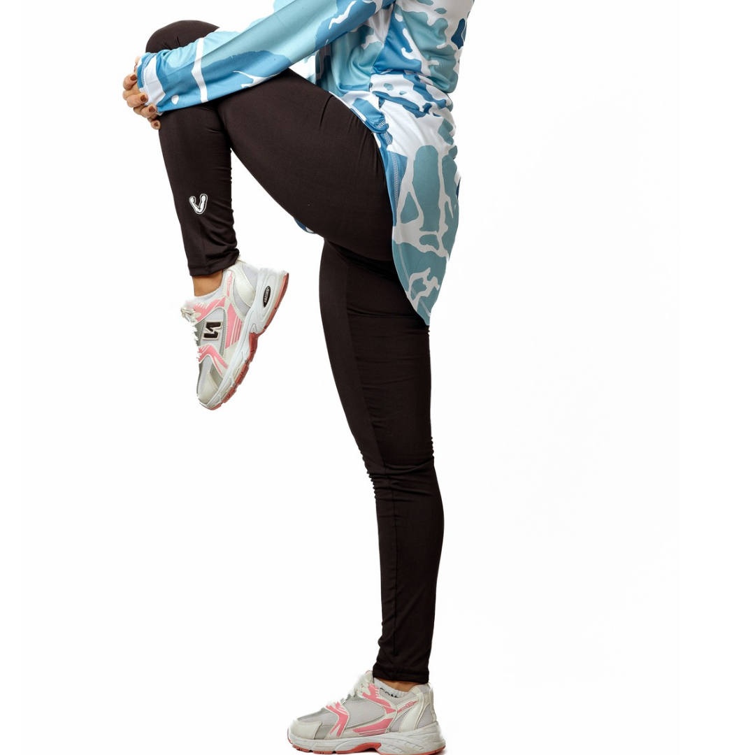 Black shape leggings