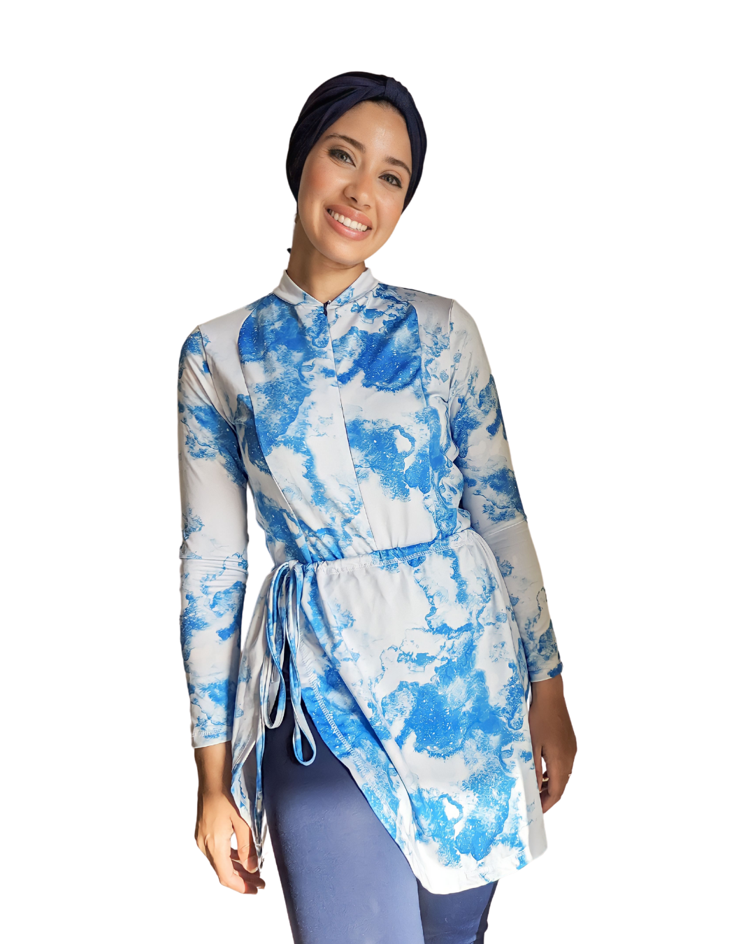 Sky top with skirt