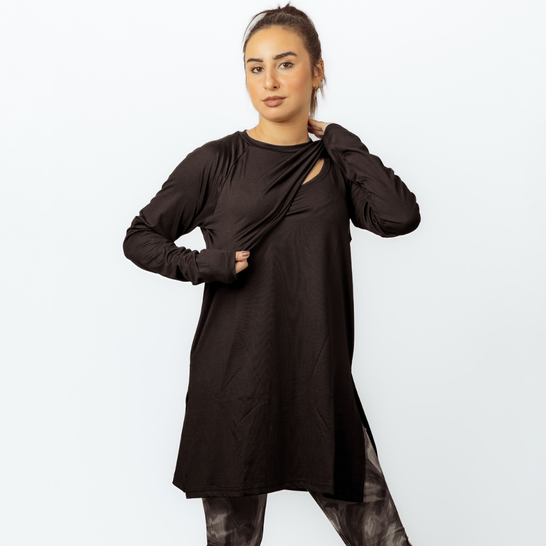 All in one black top