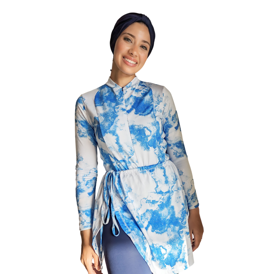 Sky top with skirt