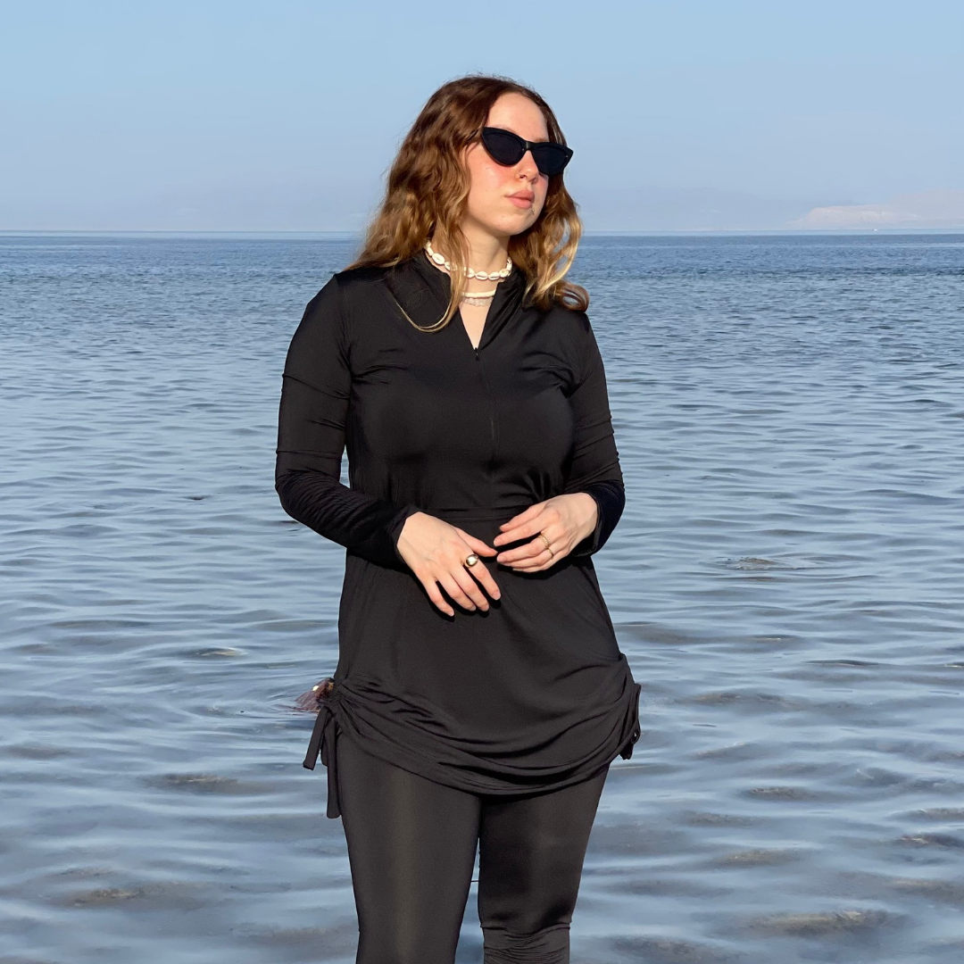Black Swimsuit Set
