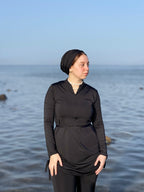 Black Swimsuit Set