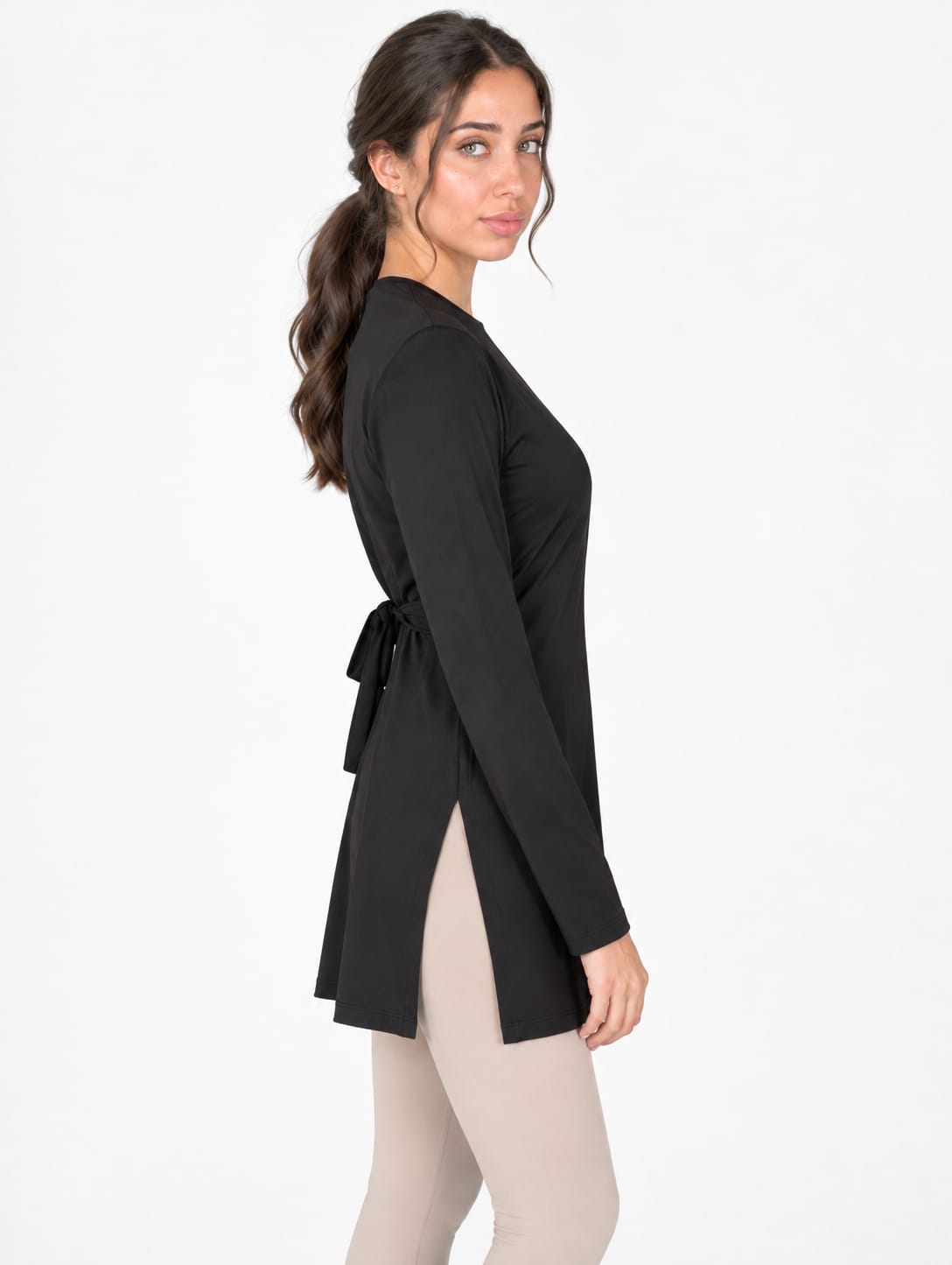 Cross wrap top (black)