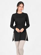 Cross wrap top (black)