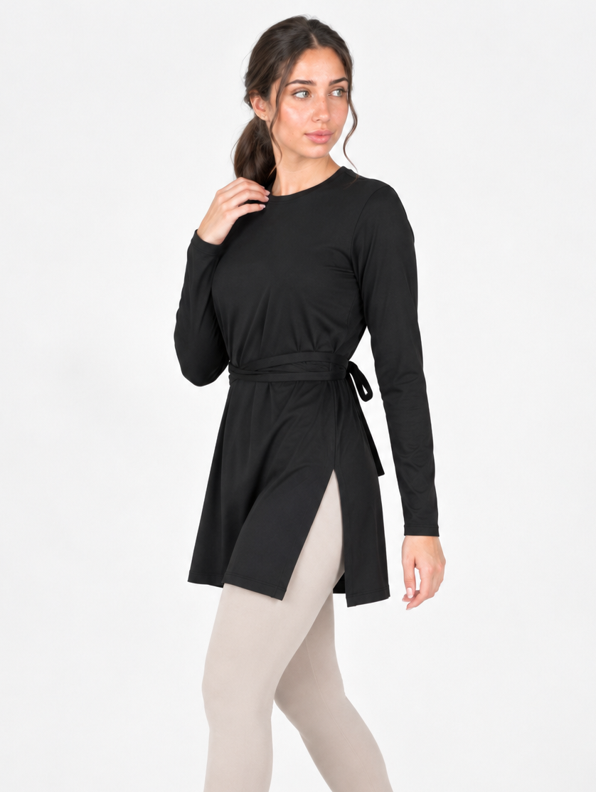 Cross wrap top (black)