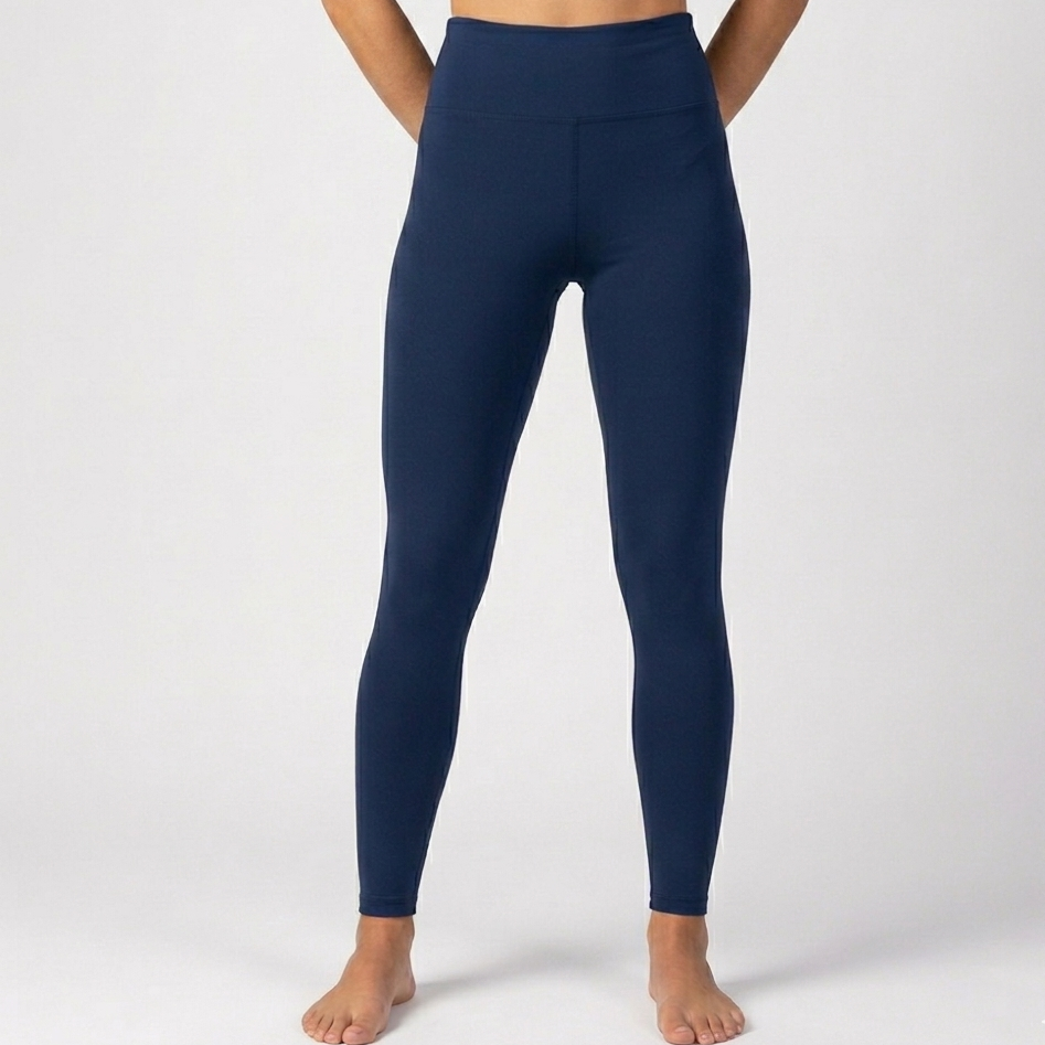 Navy blue swim leggings