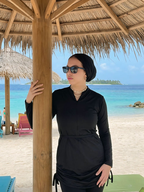 Black Swimsuit Set